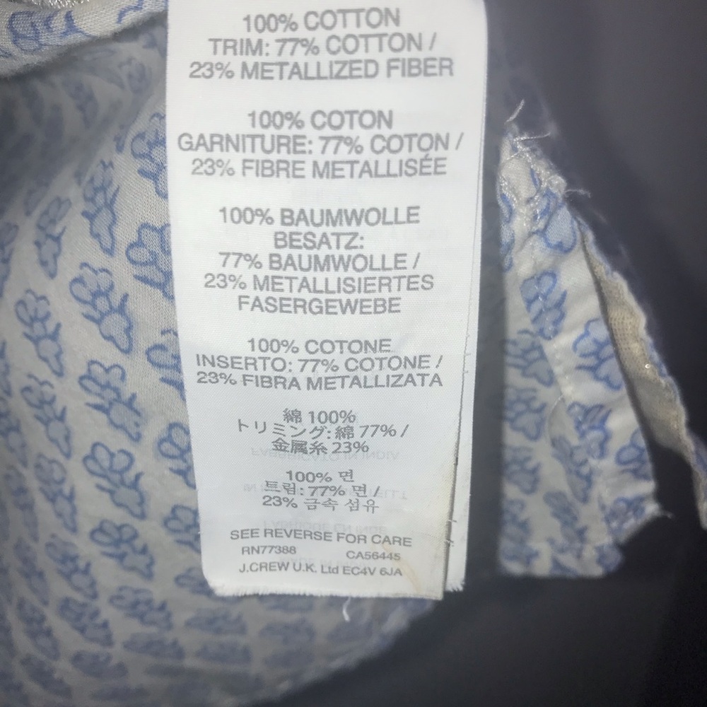 3/$20, Cute J.Crew Top w/ Gold Side Detail - Picture 4 of 8